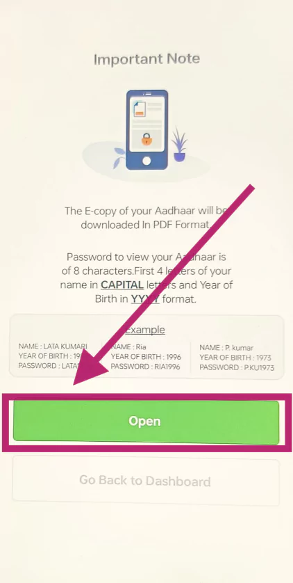 Download e Copy Of Aadhaar